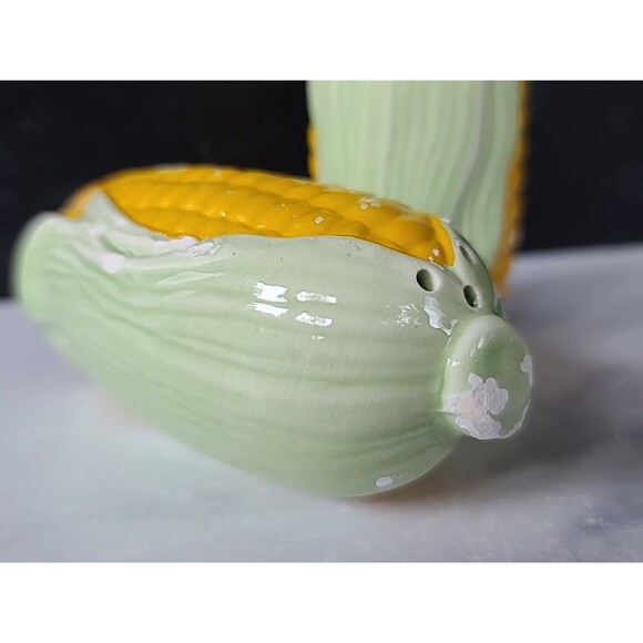 Corn On The Cob Salt And Pepper Shakers Vintage, READ Fair - Picture 10 of 10